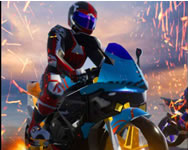 Moto 3D racing challenge verds mobil